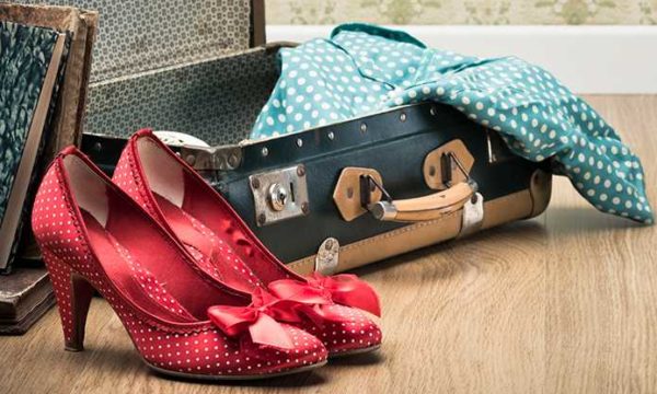 Pair of laddies shoes in piece of luggage agent went the extra mile