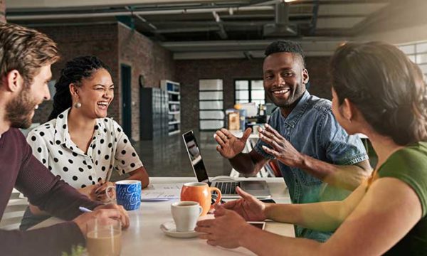 people that work remotely taking a break to unwind