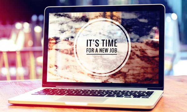 computer screen that states it is time to work from home get a work at home job