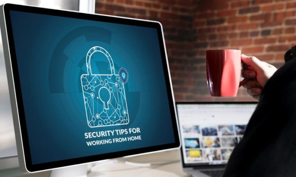 man working from home following the most secured steps to avoid scams or cyber