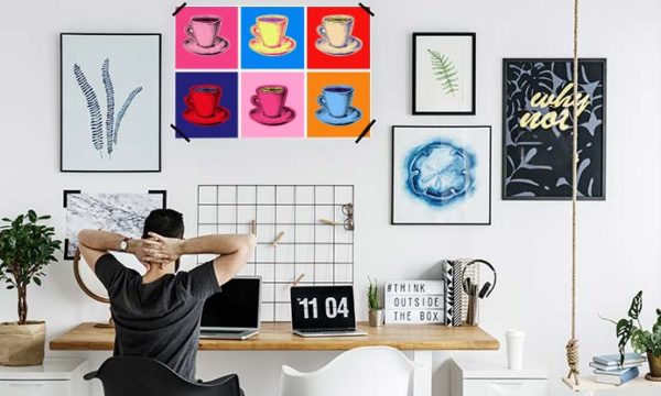 man working from home best practices and best work at home equipment